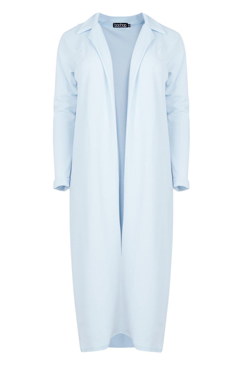 Baby blue 2025 duster coat